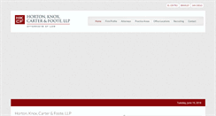Desktop Screenshot of hkcf-law.com