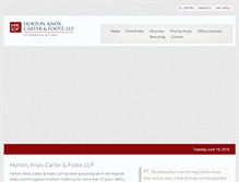Tablet Screenshot of hkcf-law.com
